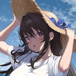This is a pixiv picture whose title is 夏ですね.