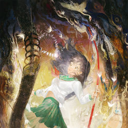 This is a pixiv picture whose title is 運命.