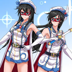 This is a pixiv picture whose title is 魔法美少女假面·冯迪妮~参上！.