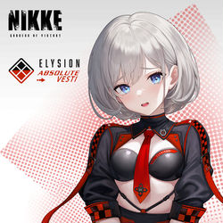 This is a pixiv picture whose title is レーシングガールベスティー(勝利の女神:NIKKE).