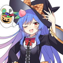 This is a pixiv picture whose title is ハロウィン天子.