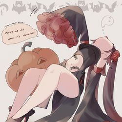 This is a pixiv picture whose title is ハロウィンまだ〜？.