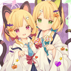 This is a pixiv picture whose title is 👻Trick or Treat🎃.