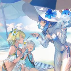 This is a pixiv picture whose title is FEH フィヨルムと優しいニフル様.