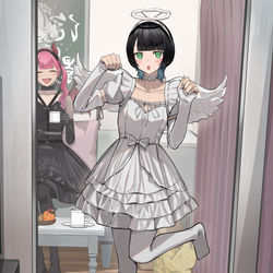 This is a pixiv picture whose title is えっ待って嘘でしょ、これが私……？？.