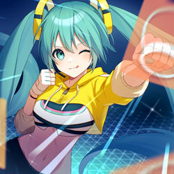 This is a pixiv picture whose title is 🥊.