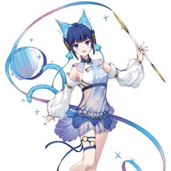 This is a pixiv picture whose title is 鏡の御巫ニニ.
