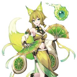This is a pixiv picture whose title is 珠の御巫フゥリ.