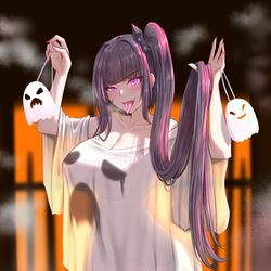 This is a pixiv picture whose title is 萬聖節建築師♥.