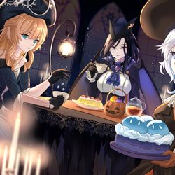 This is a pixiv picture whose title is フリーナ . ナヴィア. クロリンデ.