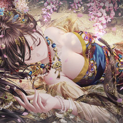This is a pixiv picture whose title is Final sleep.