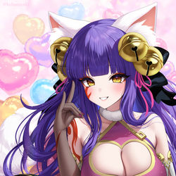 This is a pixiv picture whose title is 妲己獣神化改.