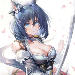 This is a pixiv picture whose title is Schwarze Schwert.