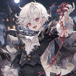 This is a pixiv picture whose title is Vampire.