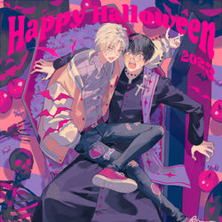 This is a pixiv picture whose title is Happy Holloween2023.