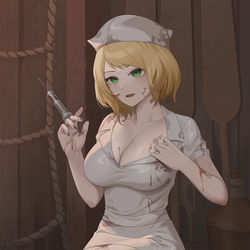 This is a pixiv picture whose title is アシュリー・グラハム ＆ サイレントヒル.