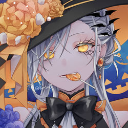 This is a pixiv picture whose title is Halloween.