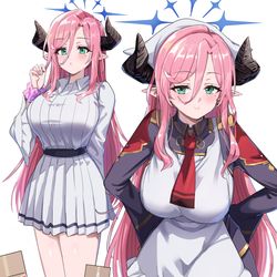 This is a pixiv picture whose title is 牛牧ジュリ.