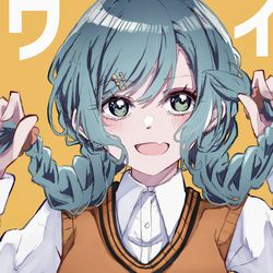 This is a pixiv picture whose title is 世界一かわいい.