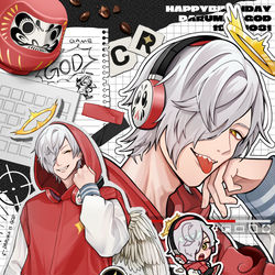 This is a pixiv picture whose title is HBD DRM GOD 2023.