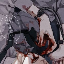 This is a pixiv picture whose title is 腹ペコ.