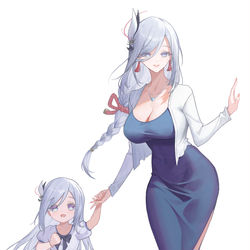 This is a pixiv picture whose title is 申鹤的婚后生活.