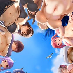 This is a pixiv picture whose title is summer.