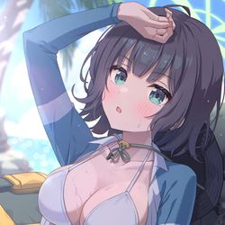 This is a pixiv picture whose title is サキ.