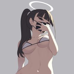 This is a pixiv picture whose title is ビキニスケバン.