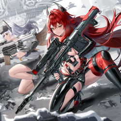 This is a pixiv picture whose title is NIKKE 1st Anniversary.