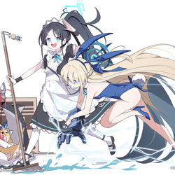 This is a pixiv picture whose title is ブルーアーカイブ.