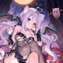 This is a pixiv picture whose title is 万圣节.