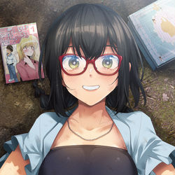 This is a pixiv picture whose title is 「今までありがとう」.