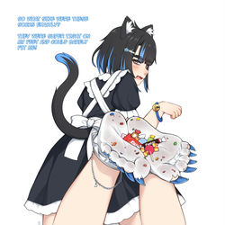 This is a pixiv picture whose title is Cat Maid Louise - Halloween 2023.