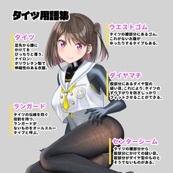 This is a pixiv picture whose title is タイツ用語集.