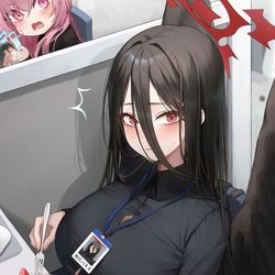 This is a pixiv picture whose title is ハスミさん 何してるの…?.