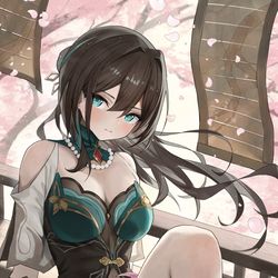 This is a pixiv picture whose title is ルアン・メェイ　　　７７日目.