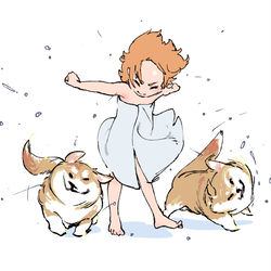 This is a pixiv picture whose title is びしょびしょ.