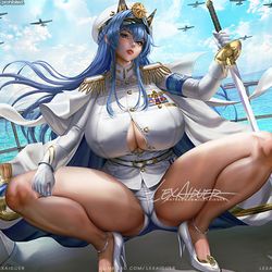 This is a pixiv picture whose title is [NIKKE Goddess of Victory]HELM.