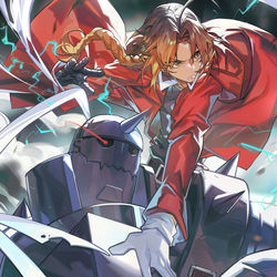 This is a pixiv picture whose title is fullmetal alchemist.