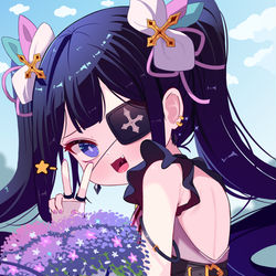 This is a pixiv picture whose title is LAYLA   '▽'v.