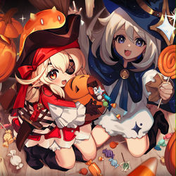 This is a pixiv picture whose title is Trick or Treat? ＃Halloween.