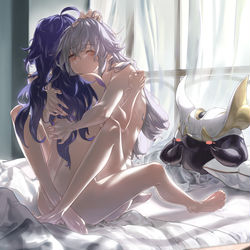 This is a pixiv picture whose title is 😴.