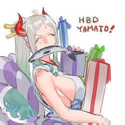 This is a pixiv picture whose title is HBD💕❗️❗️❗️👹✨.