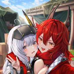 This is a pixiv picture whose title is NIKKE 1st Aniversary.