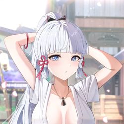This is a pixiv picture whose title is Ayaka.