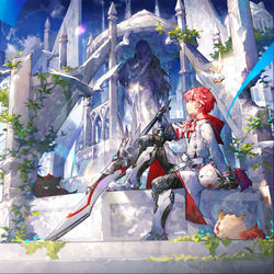 This is a pixiv picture whose title is 今と昔の異郷.