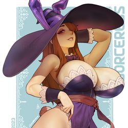 This is a pixiv picture whose title is BUNNY SORCERESS.