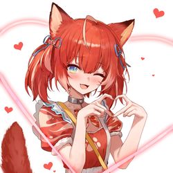 This is a pixiv picture whose title is 赤見かるび.