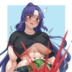 This is a pixiv picture whose title is Yuuka.